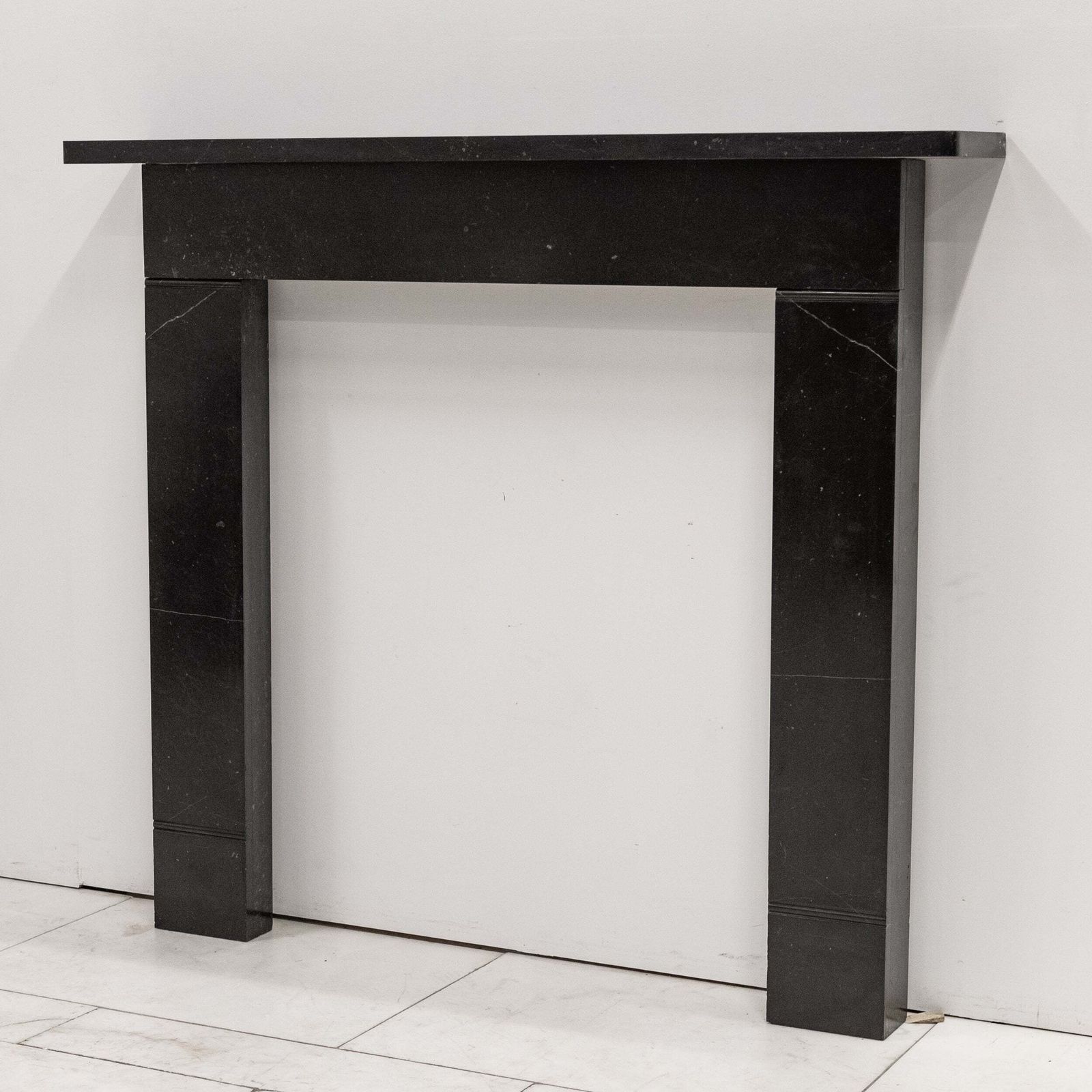 Home Fixtures Antique Georgian Belgian Black Marble Fire Surround | Pair Available photo