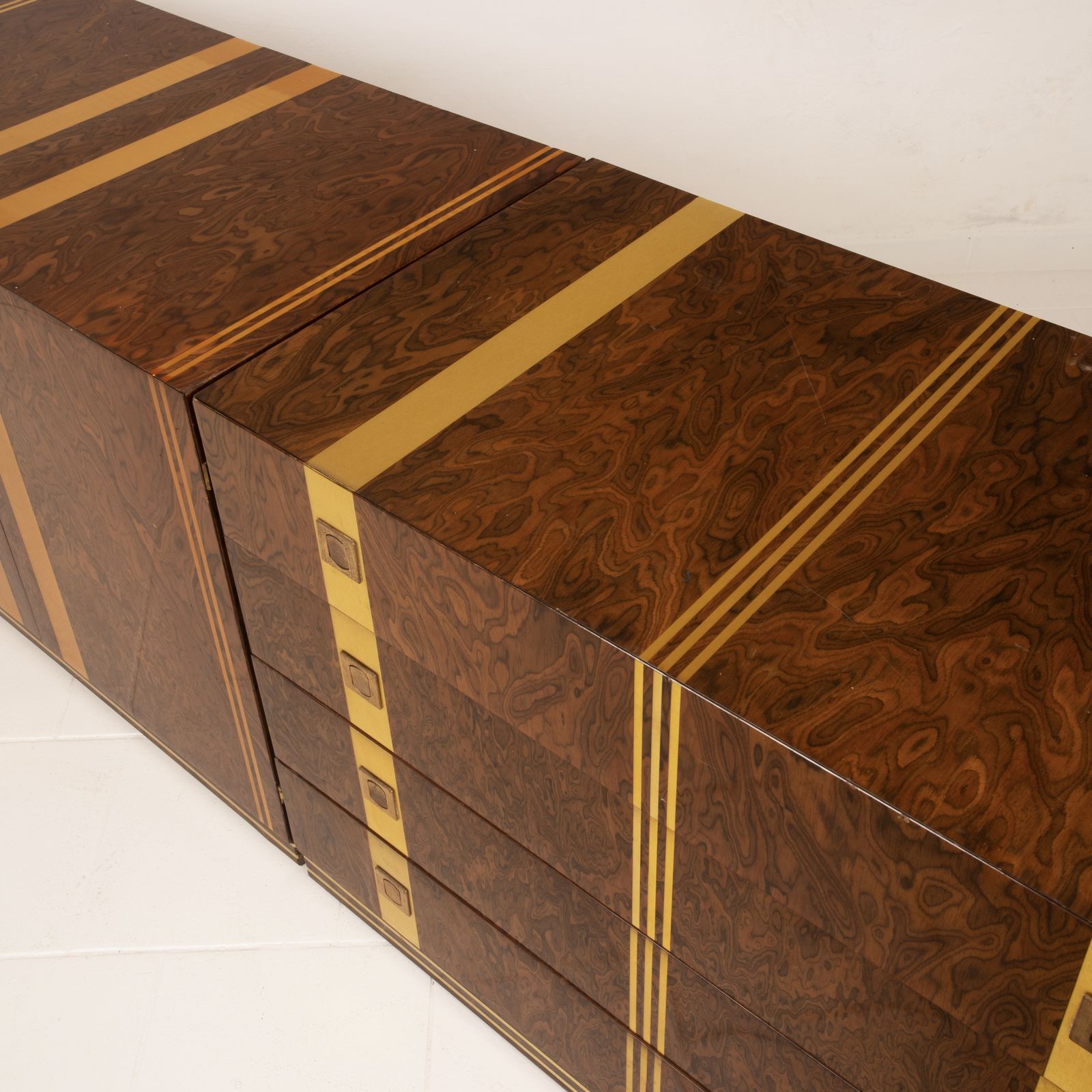 Cabinet And Chest Of Drawers By Angelo Gaggioli For Gaggioli Roma, 1970s photo for sale