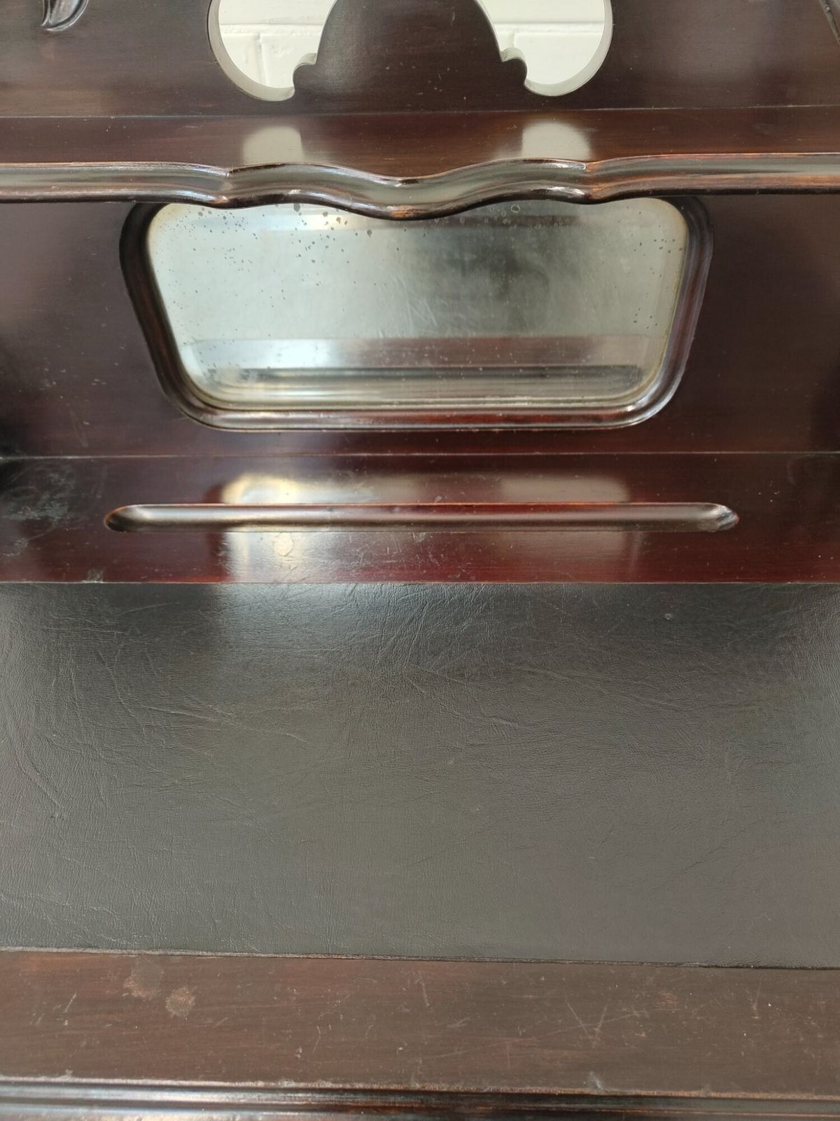 Antique Victorian Mahogany Ladies Mirrored Writing Desk photo buy