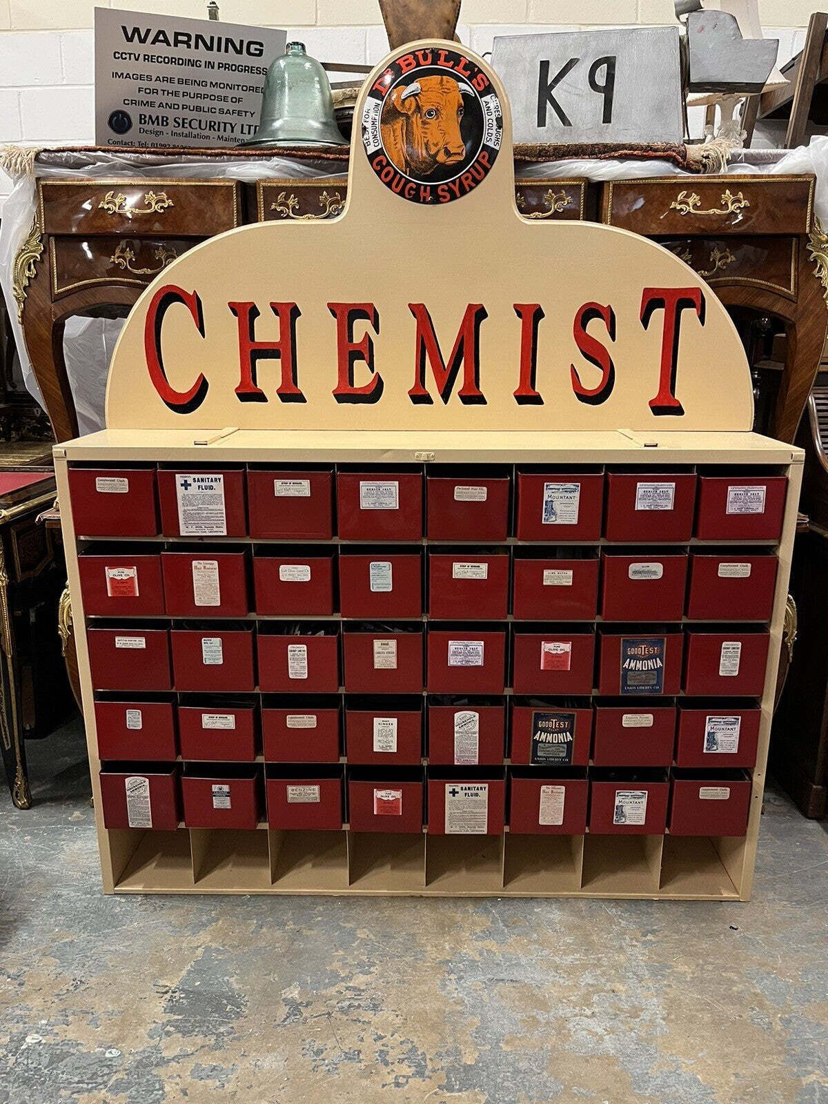 photo buy Chemists Drawers, Lots Of Storage. 40 Deep Drawers. Great Unique Shoe Storage