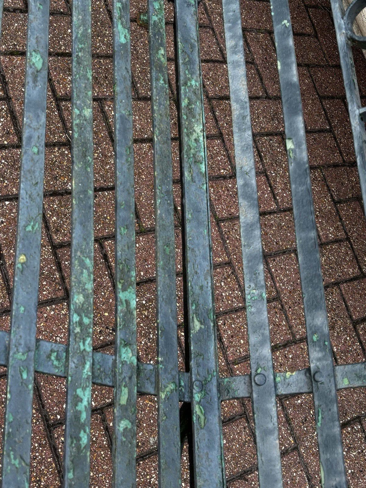 Regency Iron Garden Bench. Superb Quality. photo vintage