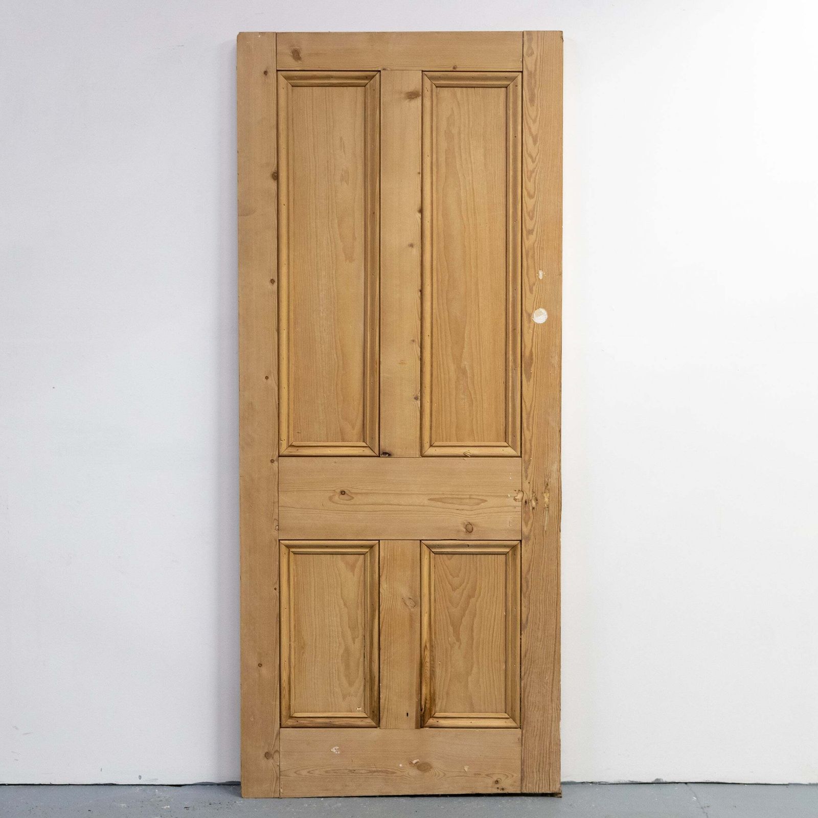 Antique 4 Panel Stripped Door 203cm X 83cm photo furniture