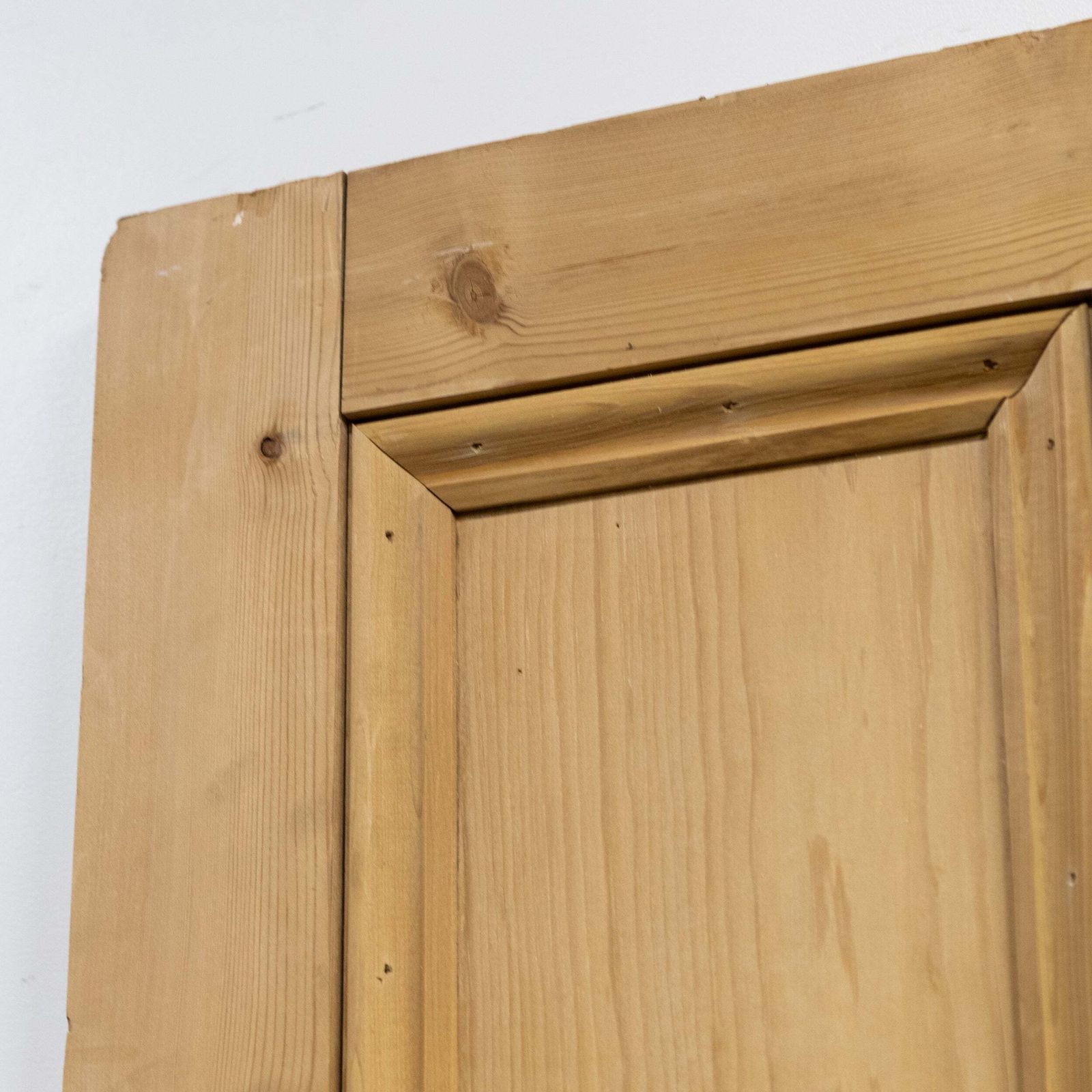 Antique 4 Panel Stripped Door 203cm X 83cm photo 275.0