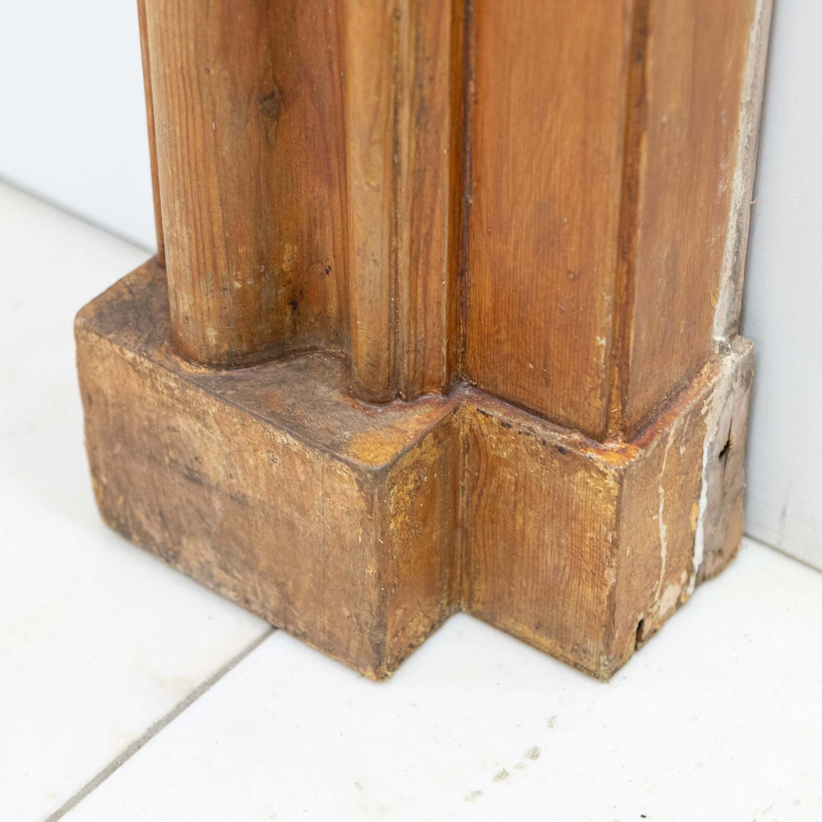 Antique Wooden Fireplace Surround photo vintage