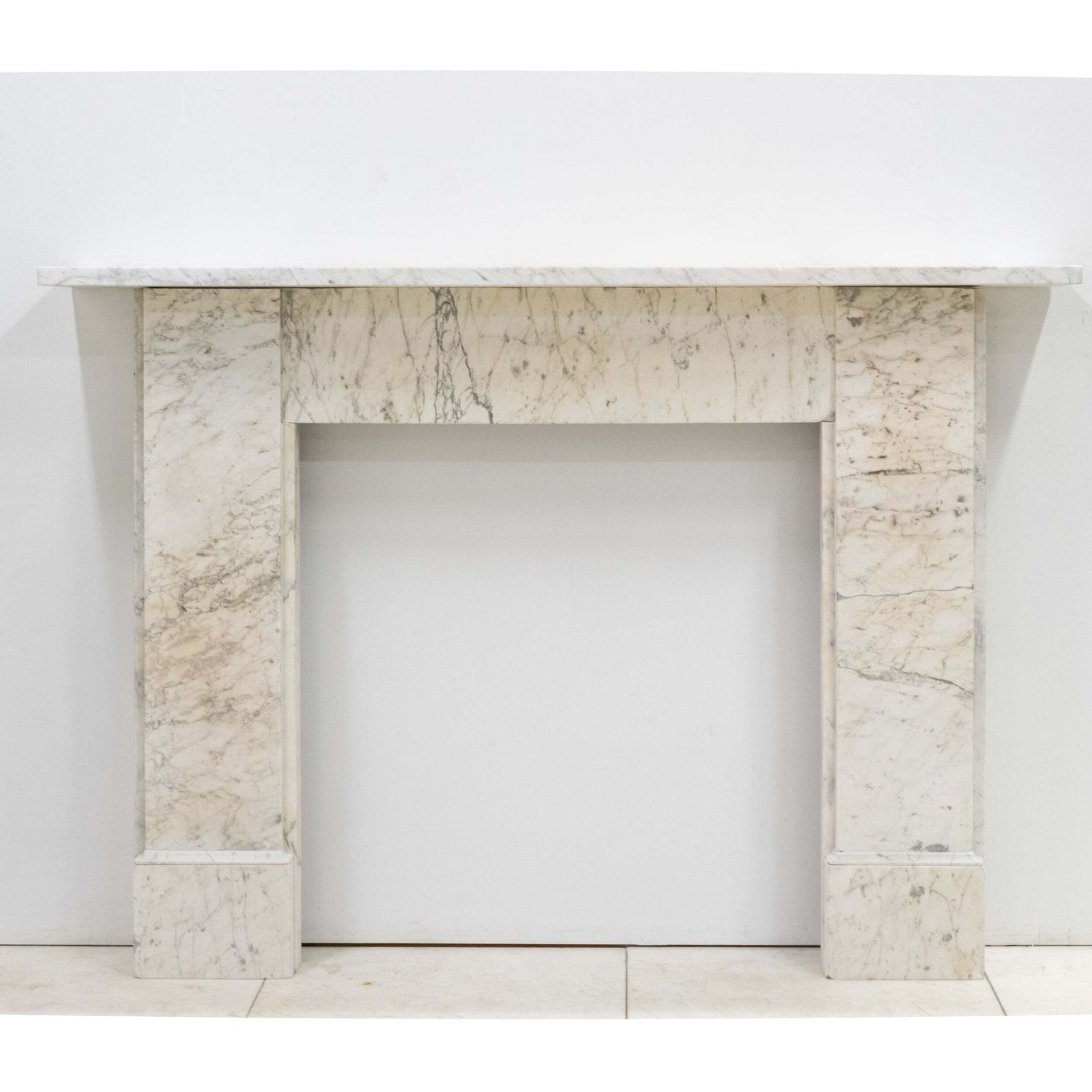 Antique Carrara Marble Late Georgian Fireplace Surround photo Home Fixtures