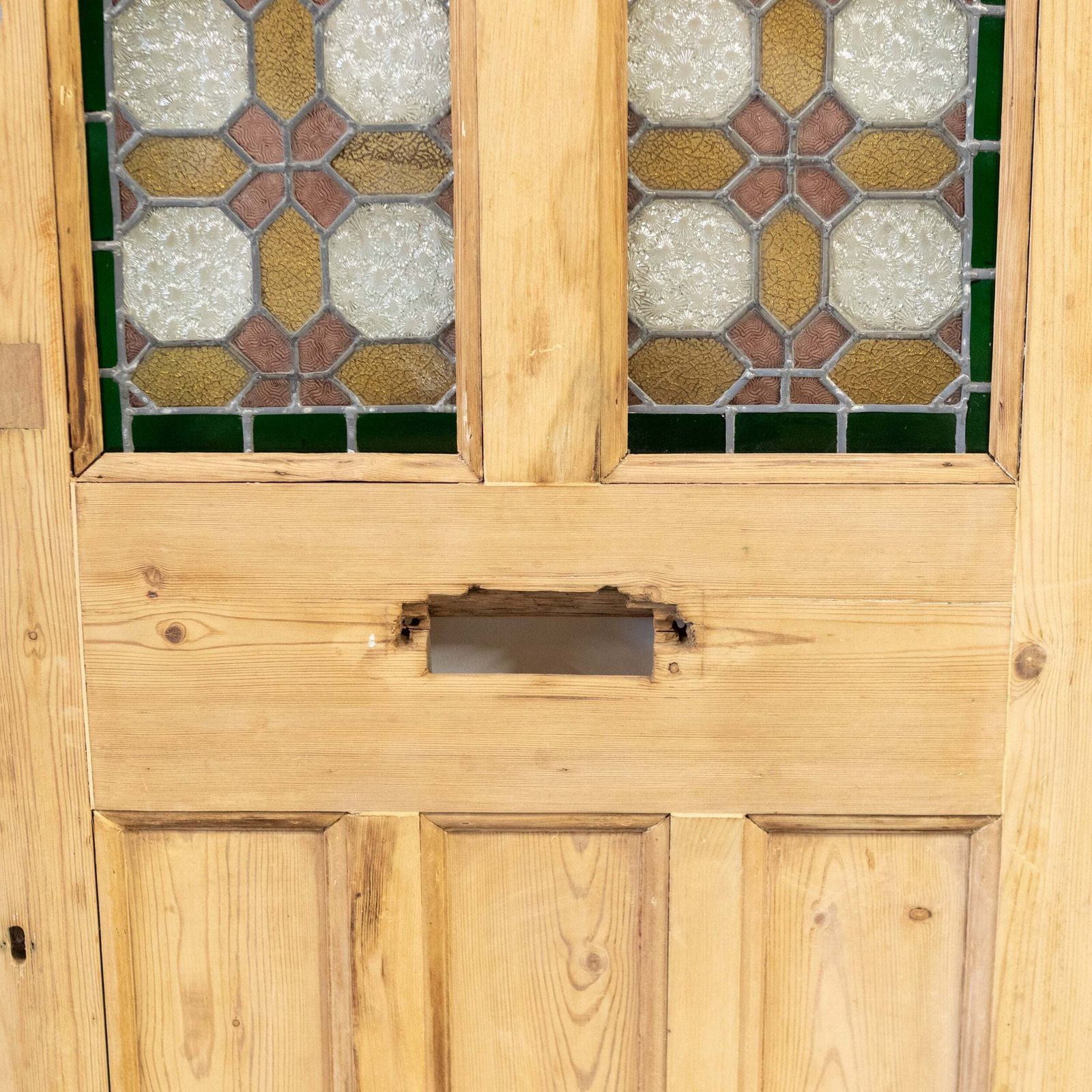 Antique Stained Glass Door   203cm X 80cm photo 850.0