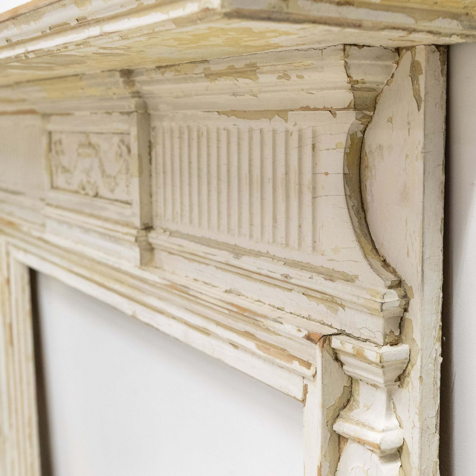 photo furniture Large Antique Wooden Fireplace Surround