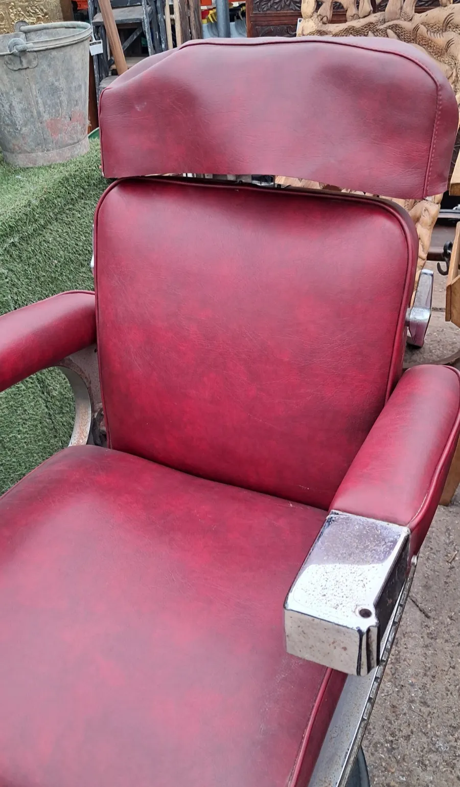 Vintage 1950's Belmont Barber's Chair photo buy