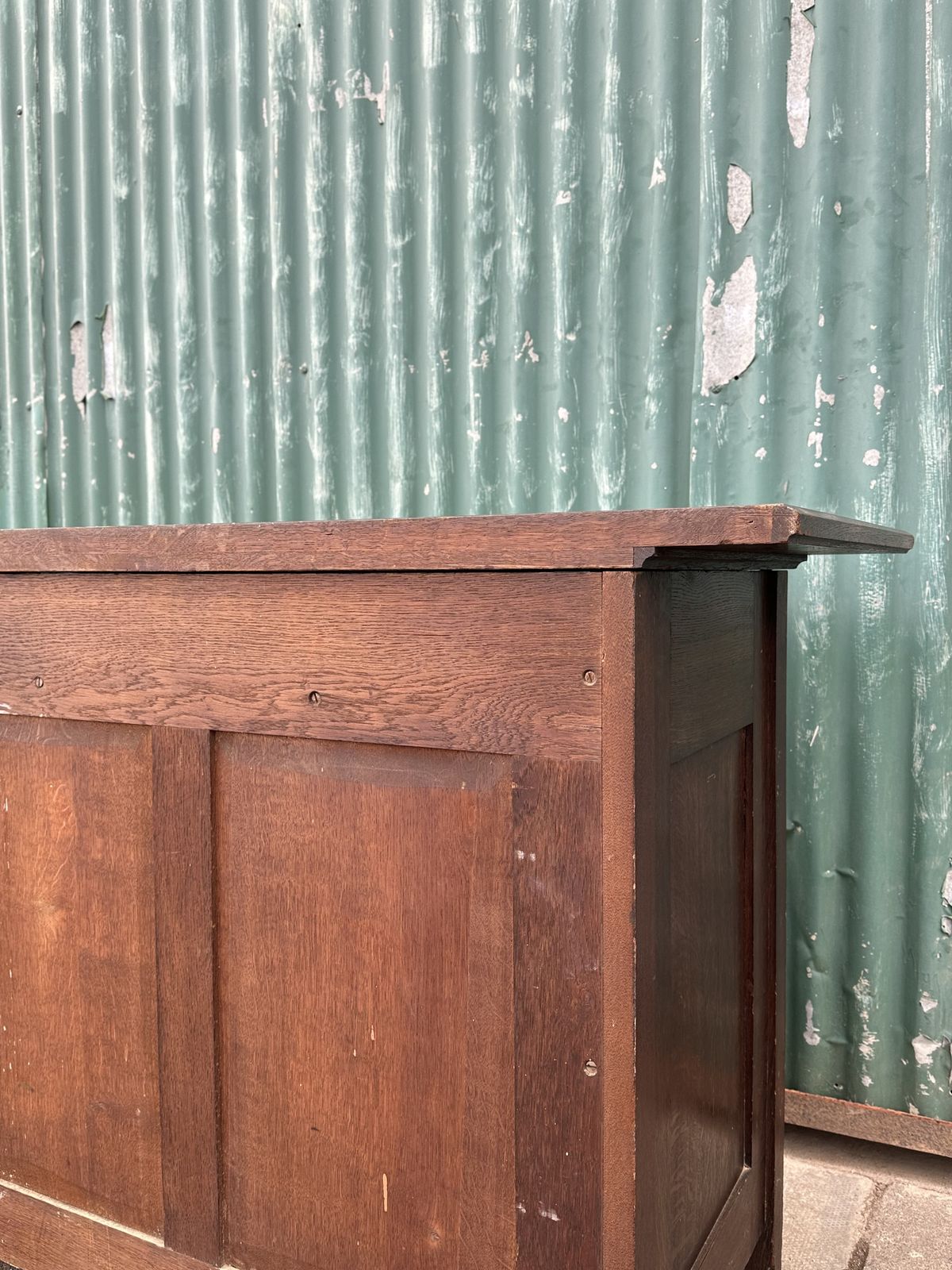 photo for sale A Classy Late 19th Century Arts And Crafts Oak Side Cabinet, Attributed To Liberty & Co.