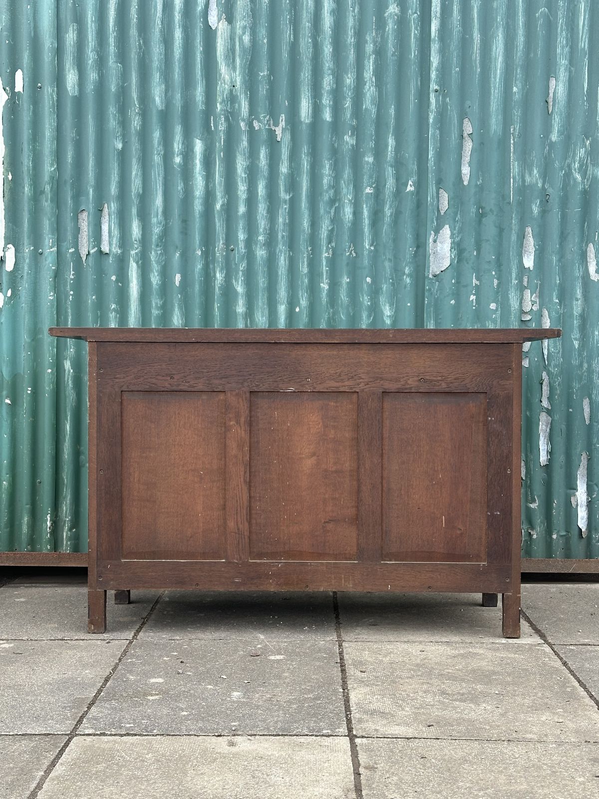 A Classy Late 19th Century Arts And Crafts Oak Side Cabinet, Attributed To Liberty & Co. photo Furniture