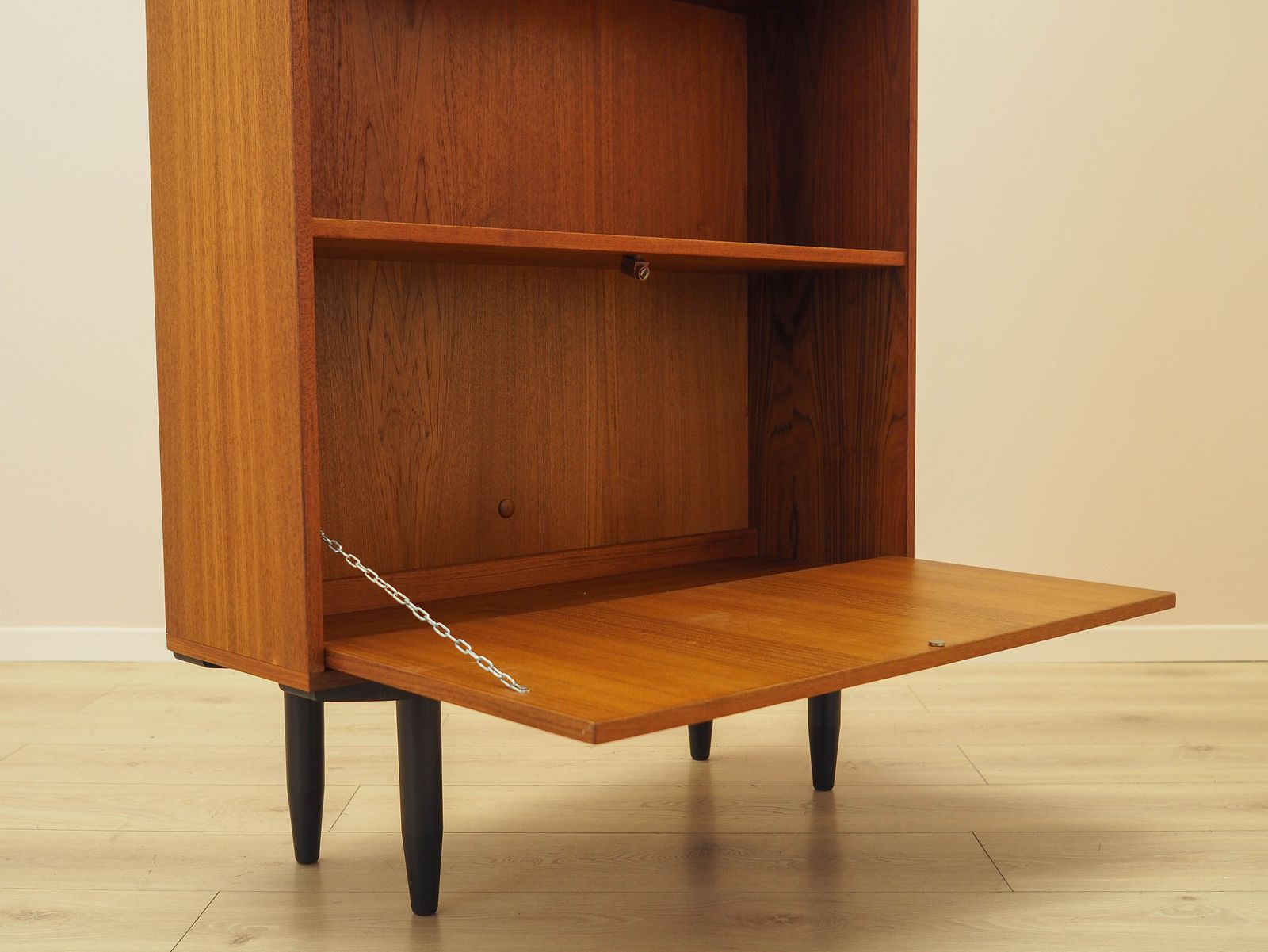 Furniture Teak Bookcase, Danish Design, 1970s, Made In Denmark photo