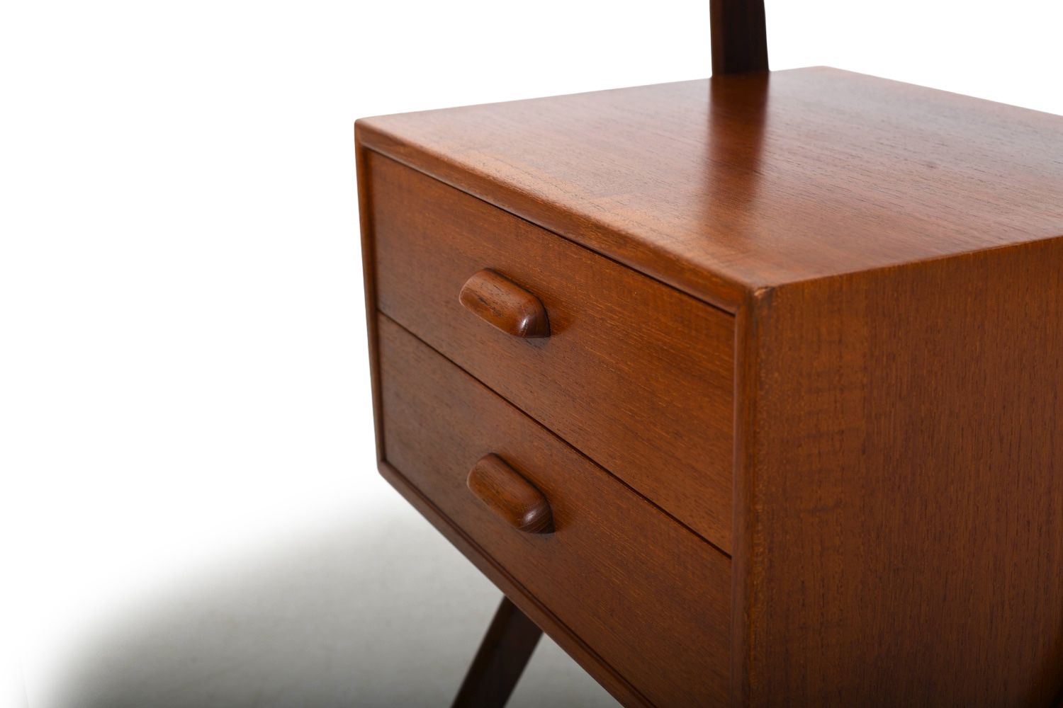 Pair Of Teak Nightstands By Sigfred Omann For ølholm 1960s photo vinterior
