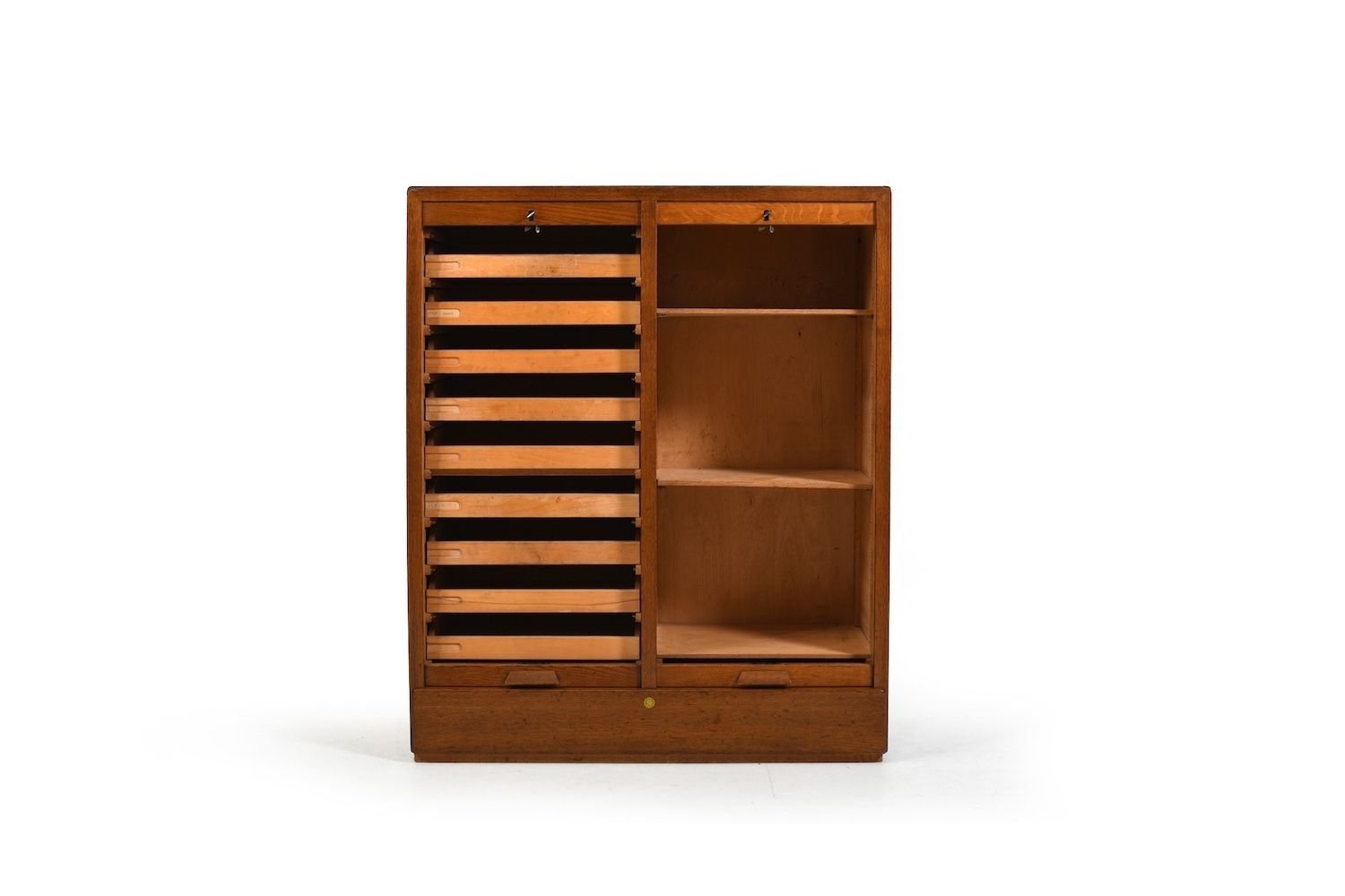 Double Tambourdoor Cabinet, Denmark 1930s photo Furniture