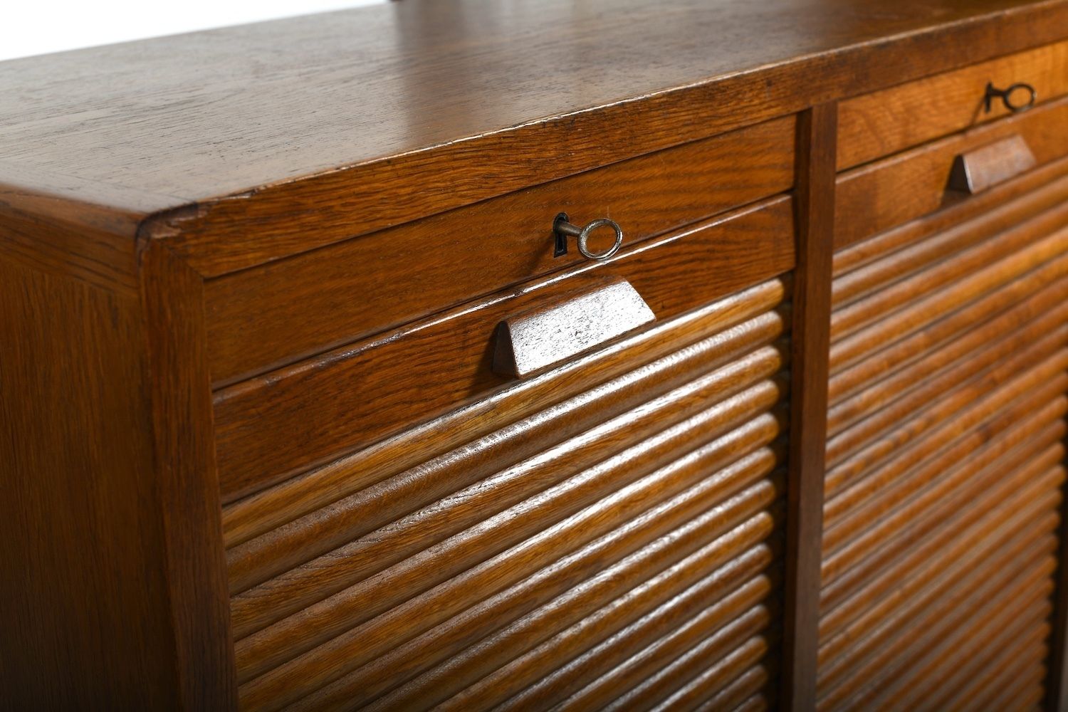 Double Tambourdoor Cabinet, Denmark 1930s photo buy