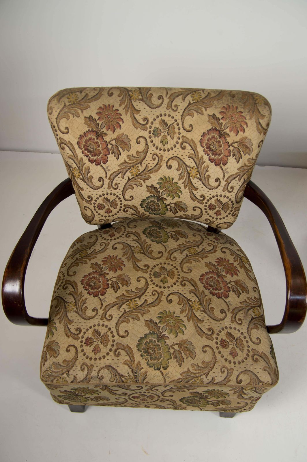 1836.0 Paar art deco fauteuils H 237 van Jindřich Halabala, Tsjechië, jaren 1930 photo