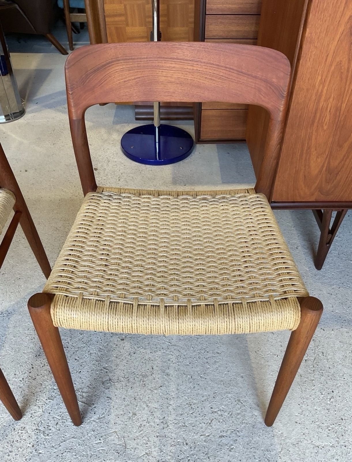 2399.0 Danish Model 75 Dining Chairs By Niels Otto Møller For J.L. Møllers Mobelfabrik photo