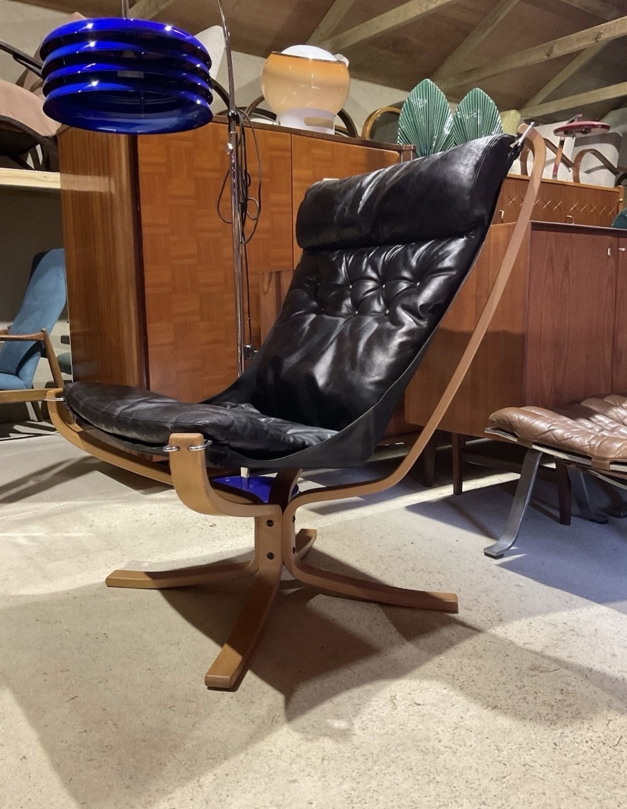 Mid Century Falcon Lounge Chair By Sigurd Ressell For Vatne Mobel Norway photo for sale