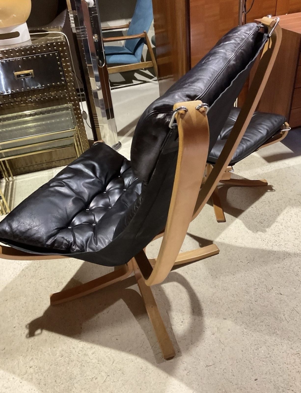 1085.0 Mid Century Falcon Lounge Chair By Sigurd Ressell For Vatne Mobel Norway photo