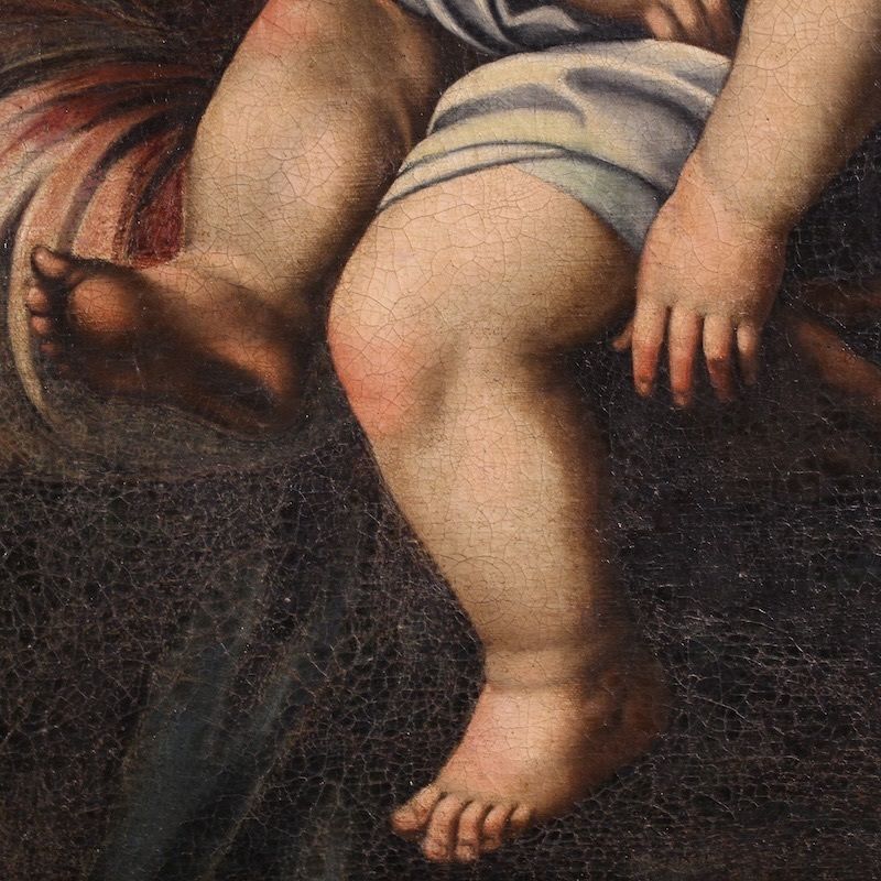 Art Peinture italienne d'époque, Madonna and Child, XVIIIe siècle photo