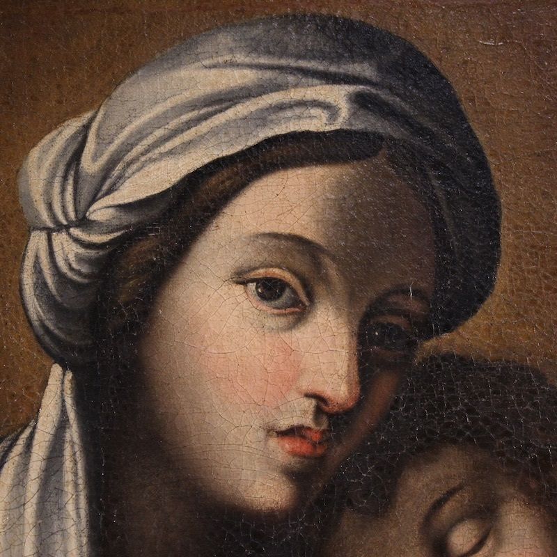 2150.0 Peinture italienne d'époque, Madonna and Child, XVIIIe siècle photo