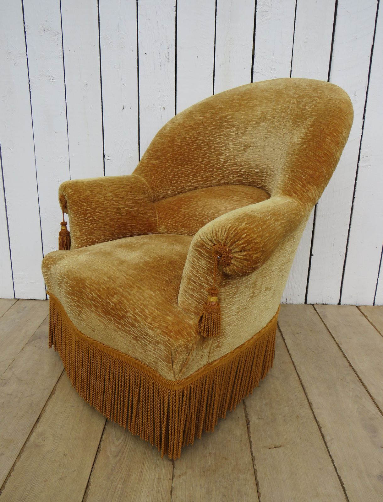 Antique Napoleon III Tub Chair photo buy
