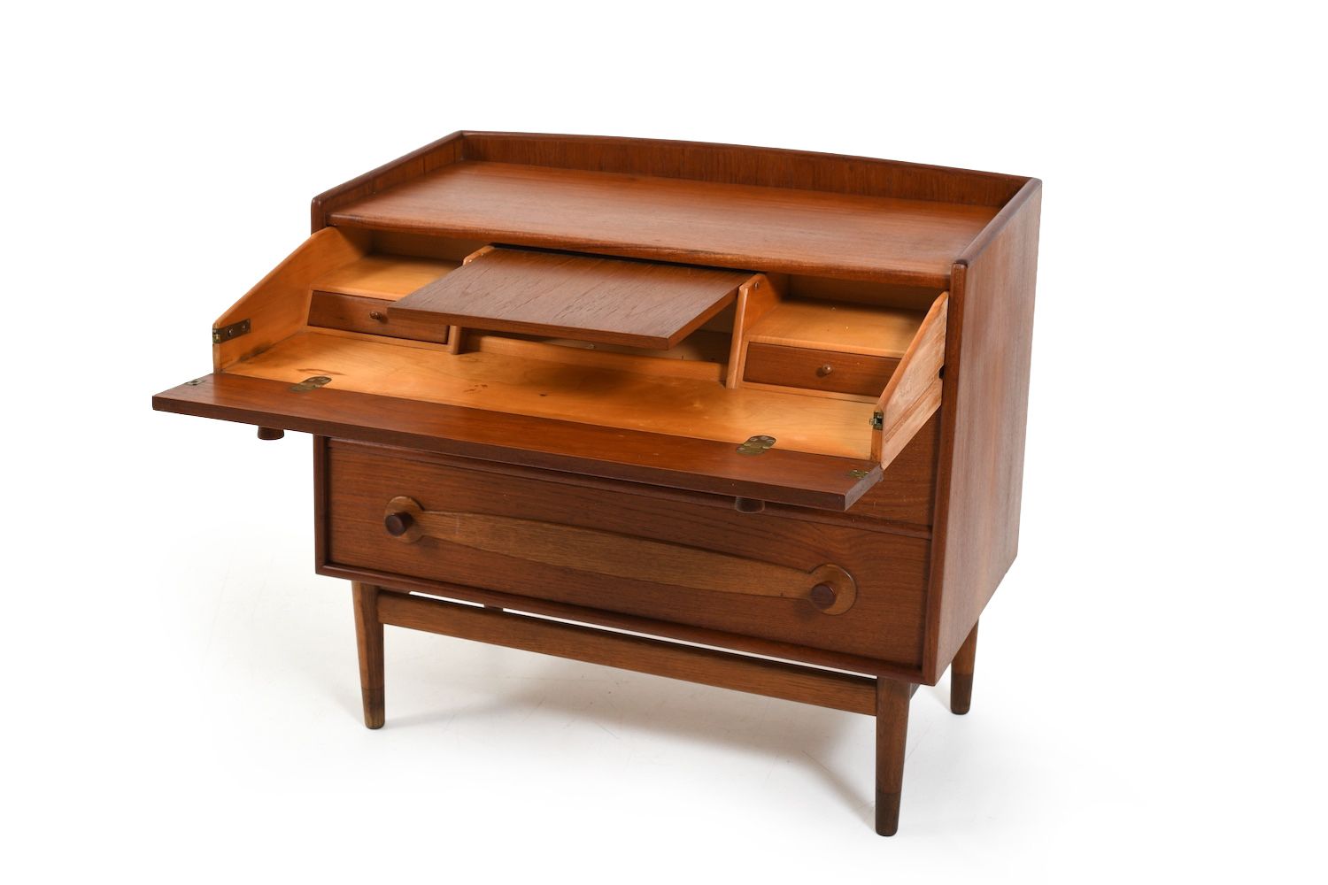 Fine Danish Dresser In Teak & Oak 1957 photo for sale