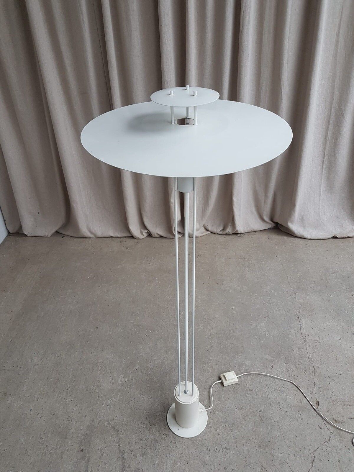 Lighting Vtg Late Mid Century Benny Frandsen Modernist Floor Lamp Danish Scandi #423 photo