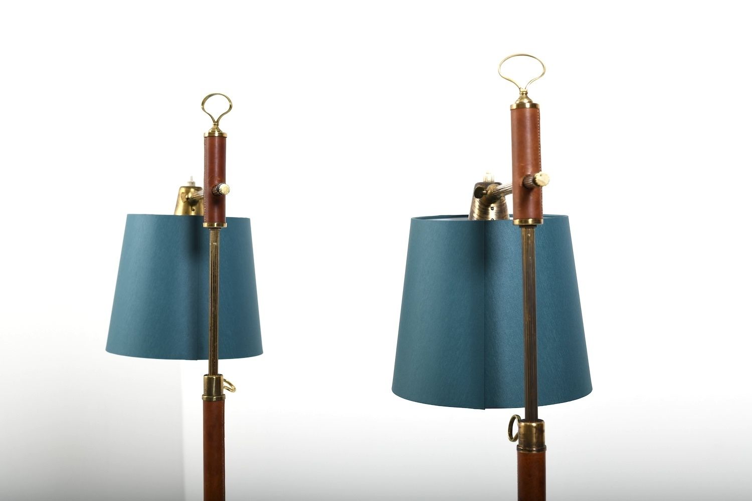 4250.0 Pair Of 1940s 50s Floorlamps By Lysberg, Hansen & Terp. photo