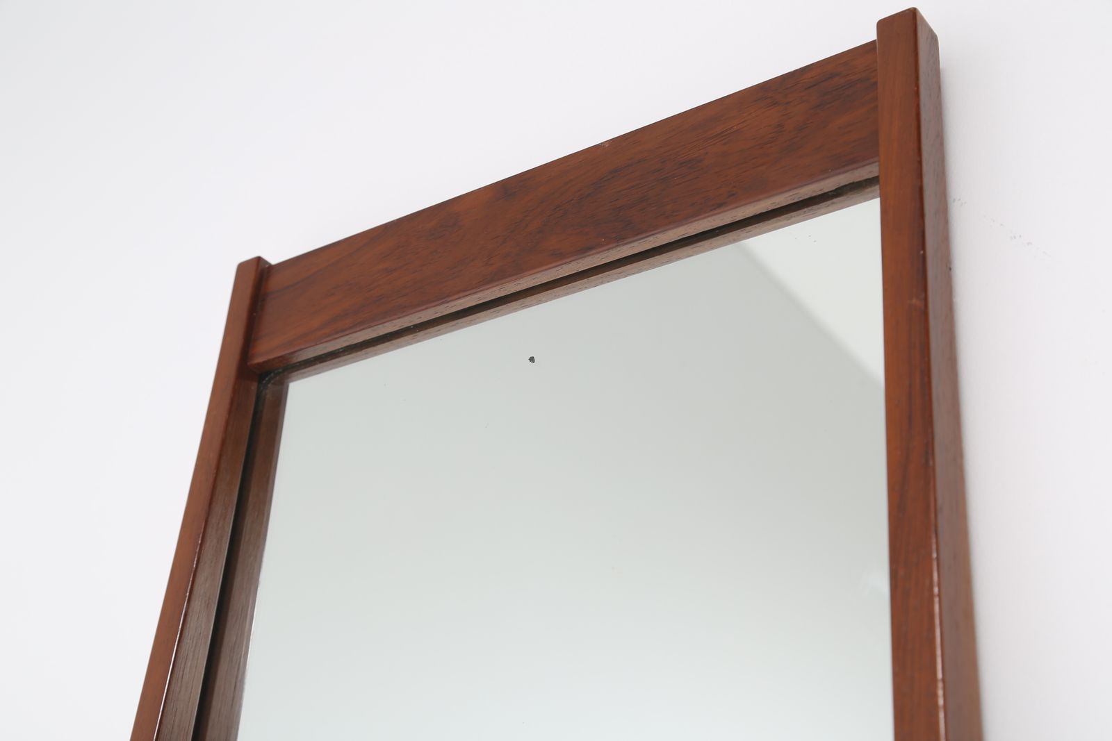 Vintage Danish Modern Rosewood Mirror, Attributed To Aksel Kjersgaard, 1960s. photo Home Decor