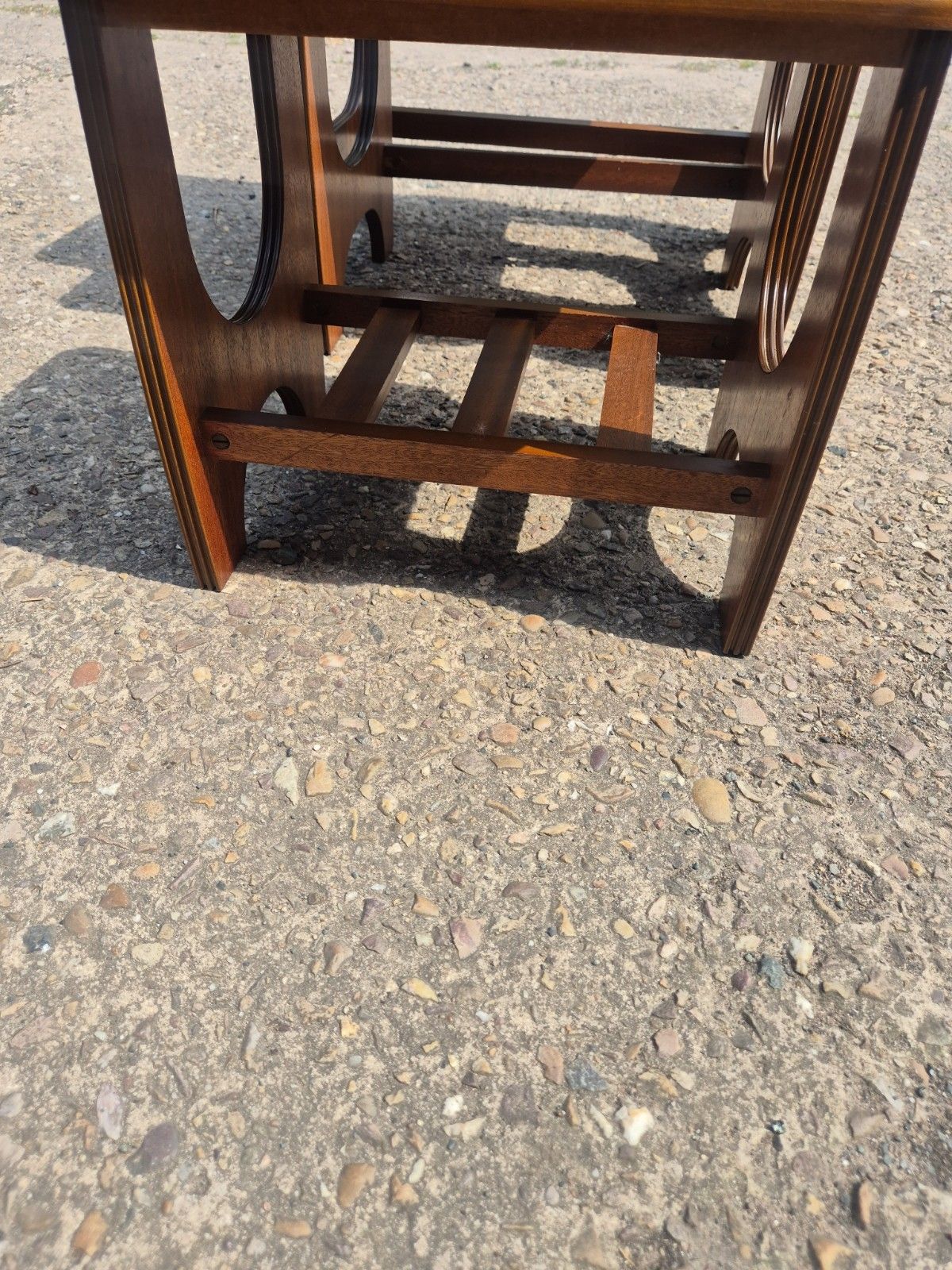 Vintage / Retro / Midcentury Teak Nesting Tables, Set Of 3 photo 65.0