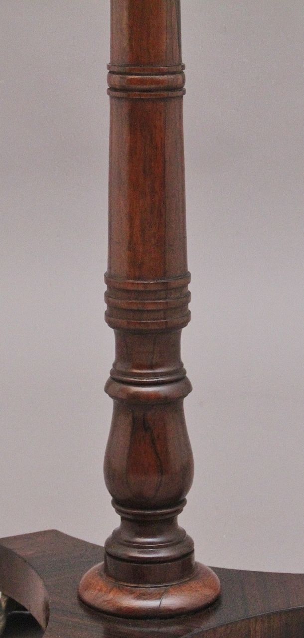 photo for sale 19th Century Antique Rosewood Telescopic Occasional Table