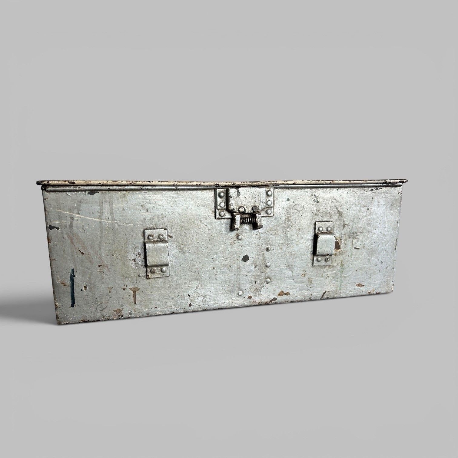 Furniture Vintage Military First Aid Box Wall Mounted Medical Cabinet photo