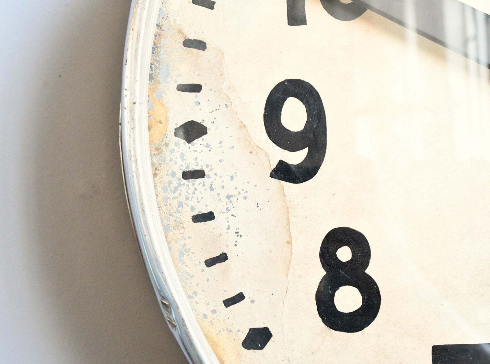 Large French Factory Clock Circa 1930s photo 365.0