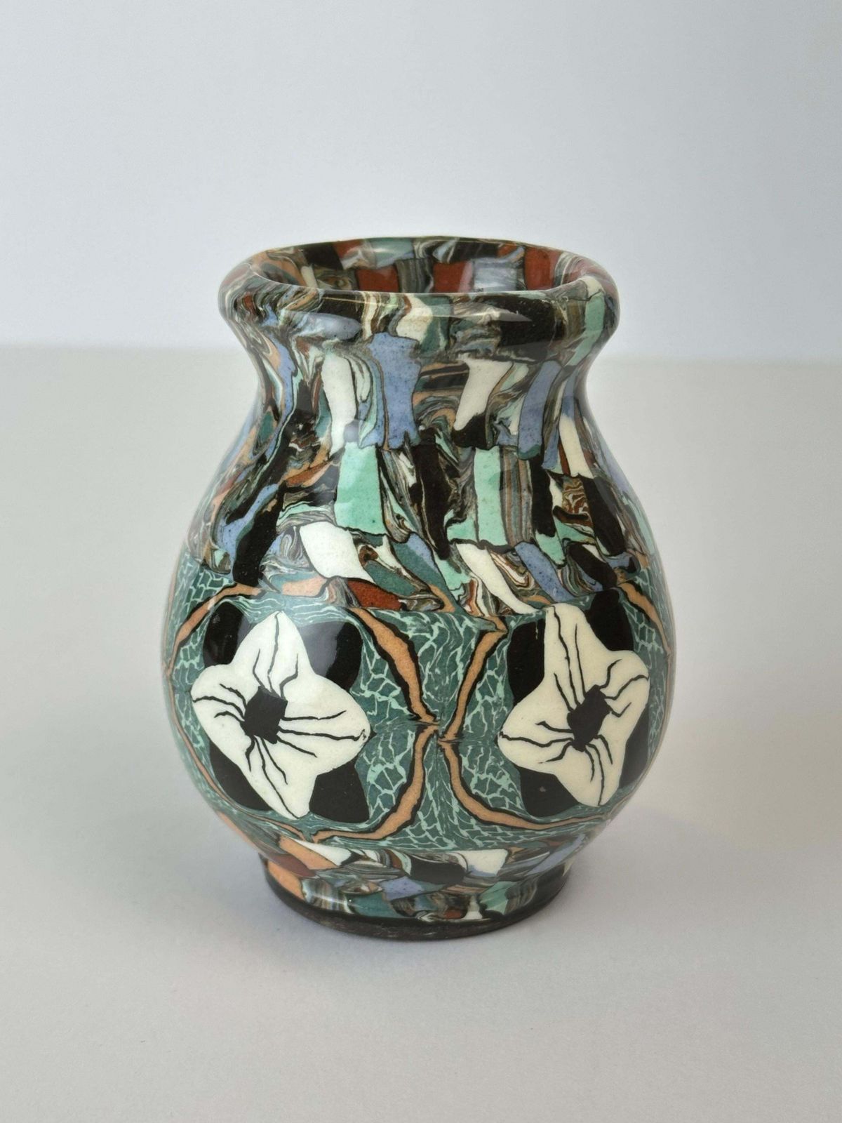 photo furniture Jean Gerbino Terre Mêlée Mosaic Vase, Vallauris France