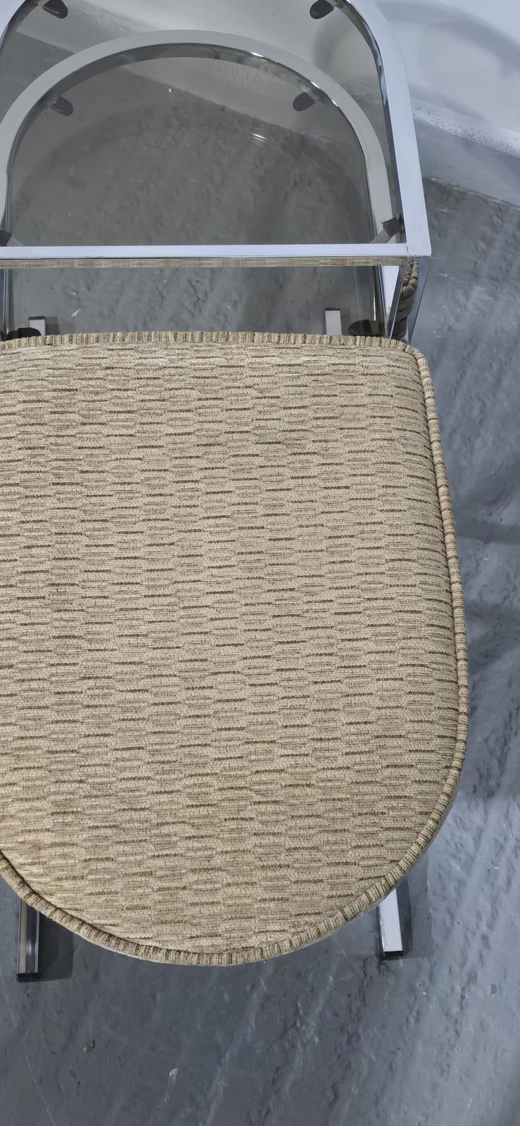 Mid Century Chrome Hall Seat photo buy