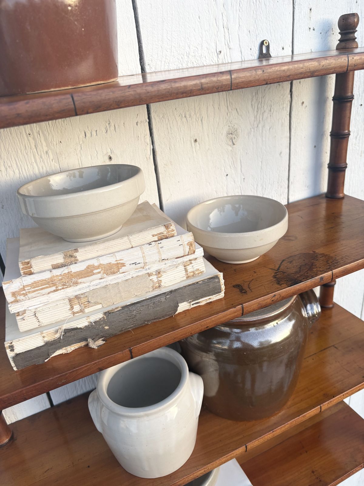 Furniture French Faux Bamboo Wall Shelves photo