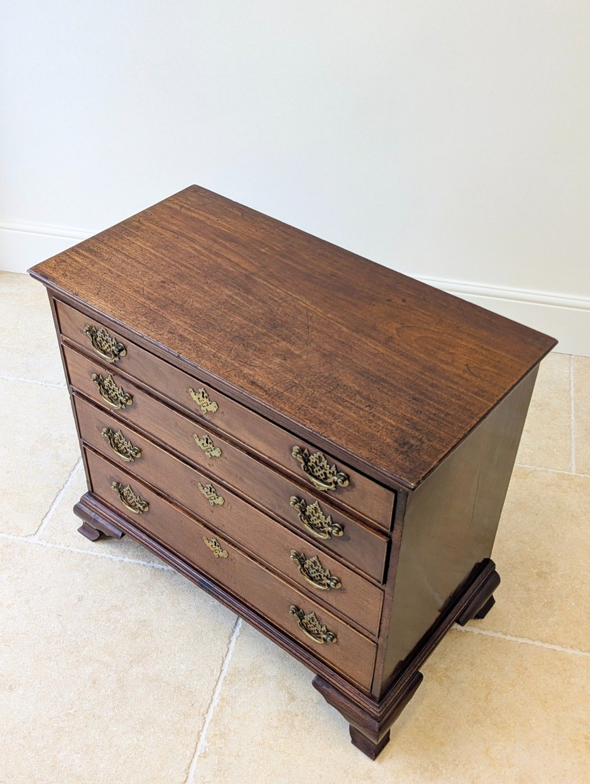 Antique George II Mahogany Chippendale Period Chest Of Drawers C.1750 photo buy