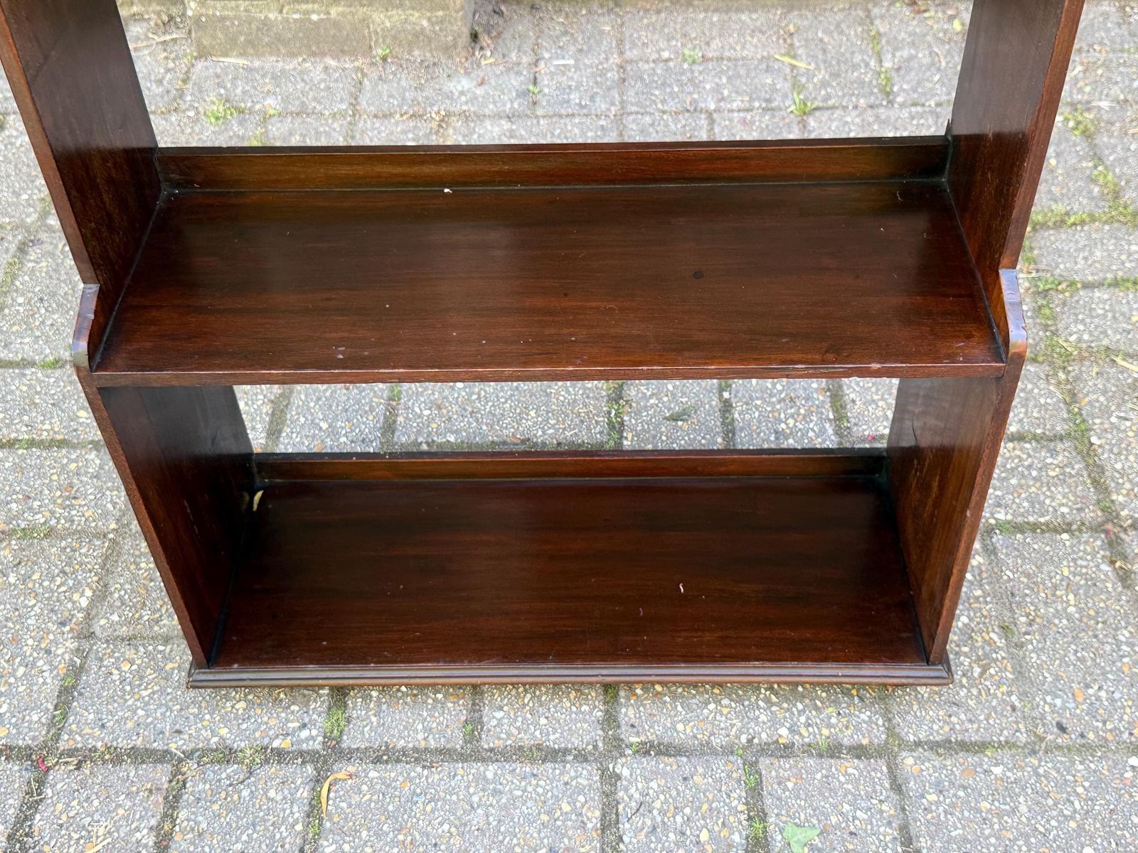 Victorian Mahogany Open Bookcase Display Shelving Antique Parlour Furniture (54cm W, 111cm H) photo buy