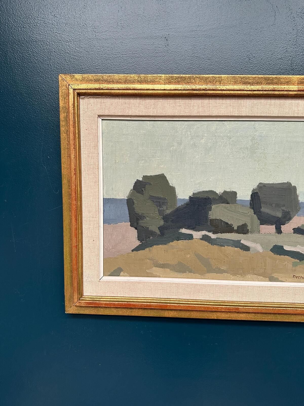 “Landscape” By William Herbert Fleetwood (1915–1993) – 1951 photo 595.0