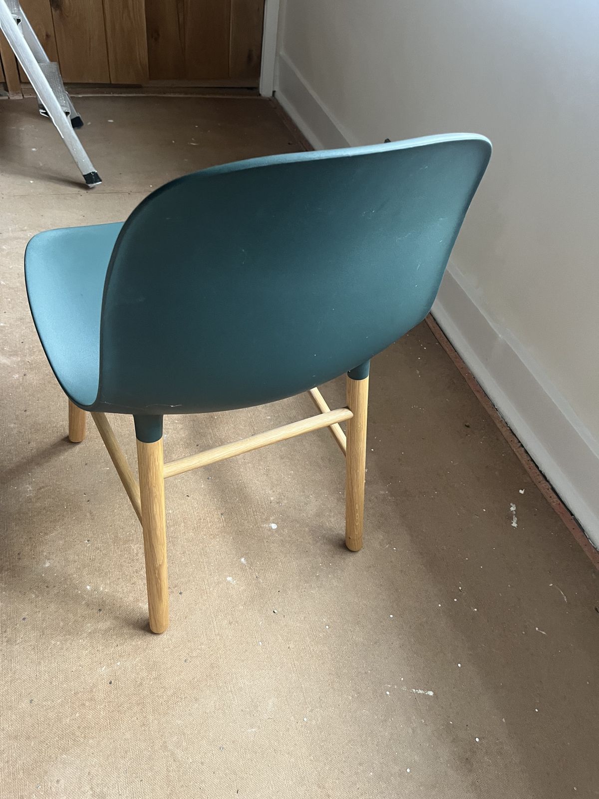 Set Of 4 Normann Copenhagen “Form” Green Dining Chairs & Armchairs   Scandinavian Design By Simon Legald photo for sale