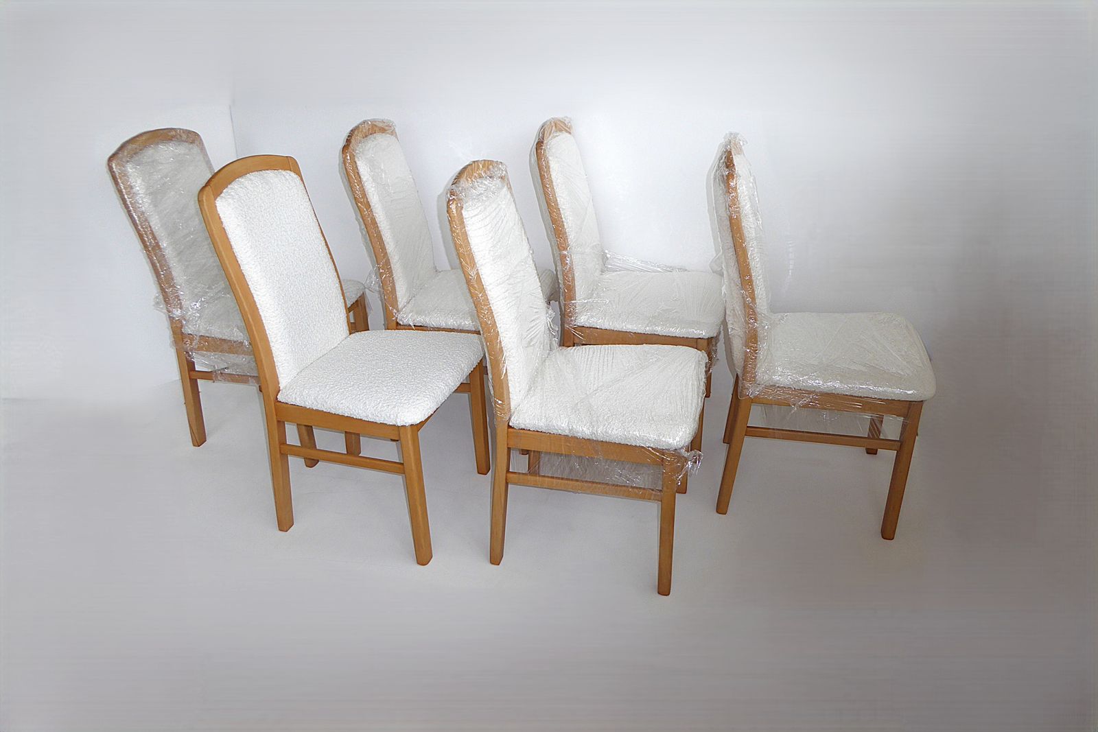 Mid Century Modern Set Of Six Dining Chairs