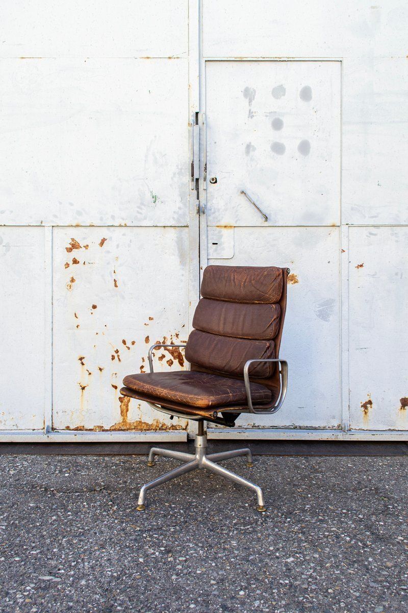Soft Pad Ea 219 Chair By Charles & Ray Eames For Herman Miller, 1963