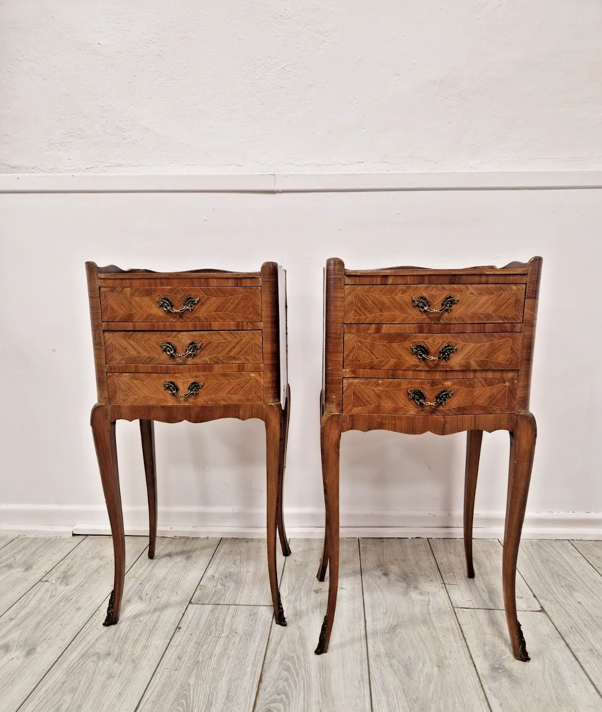 Antique French Bedside Cabinets Louis XV
