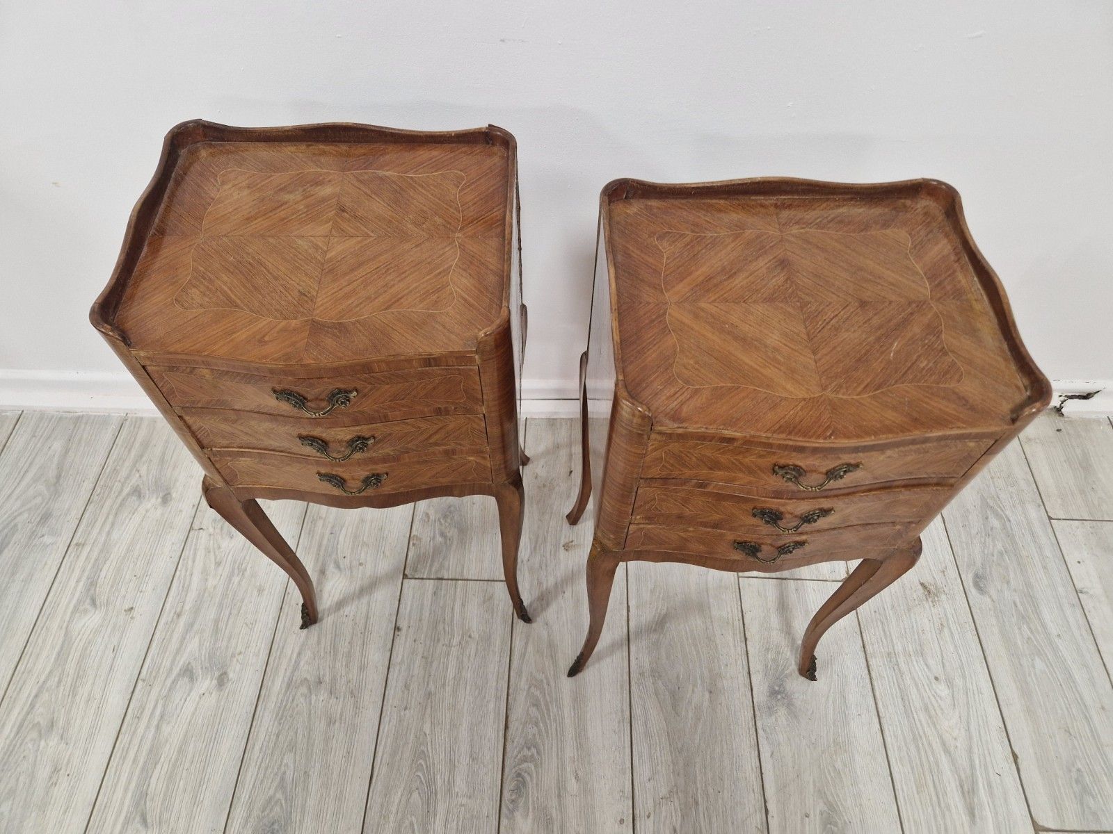 Antique French Bedside Cabinets Louis XV photo vinterior