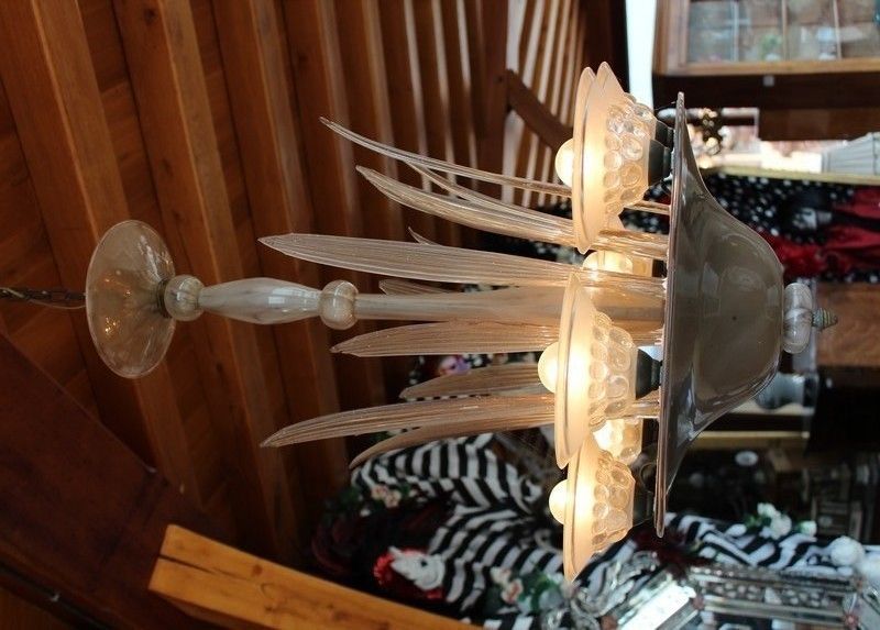 Chandelier Art Deco 20th photo vintage