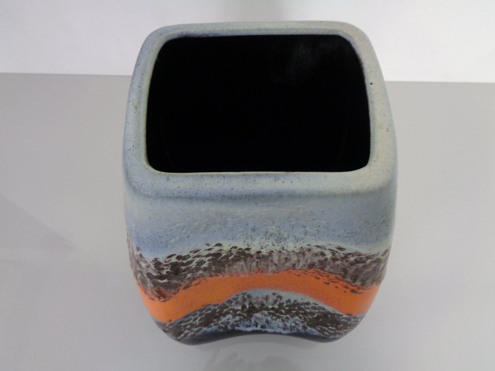 photo furniture Large Relief 20/40 Ceramic Vase From Dümler & Breiden, Germany, 1970s