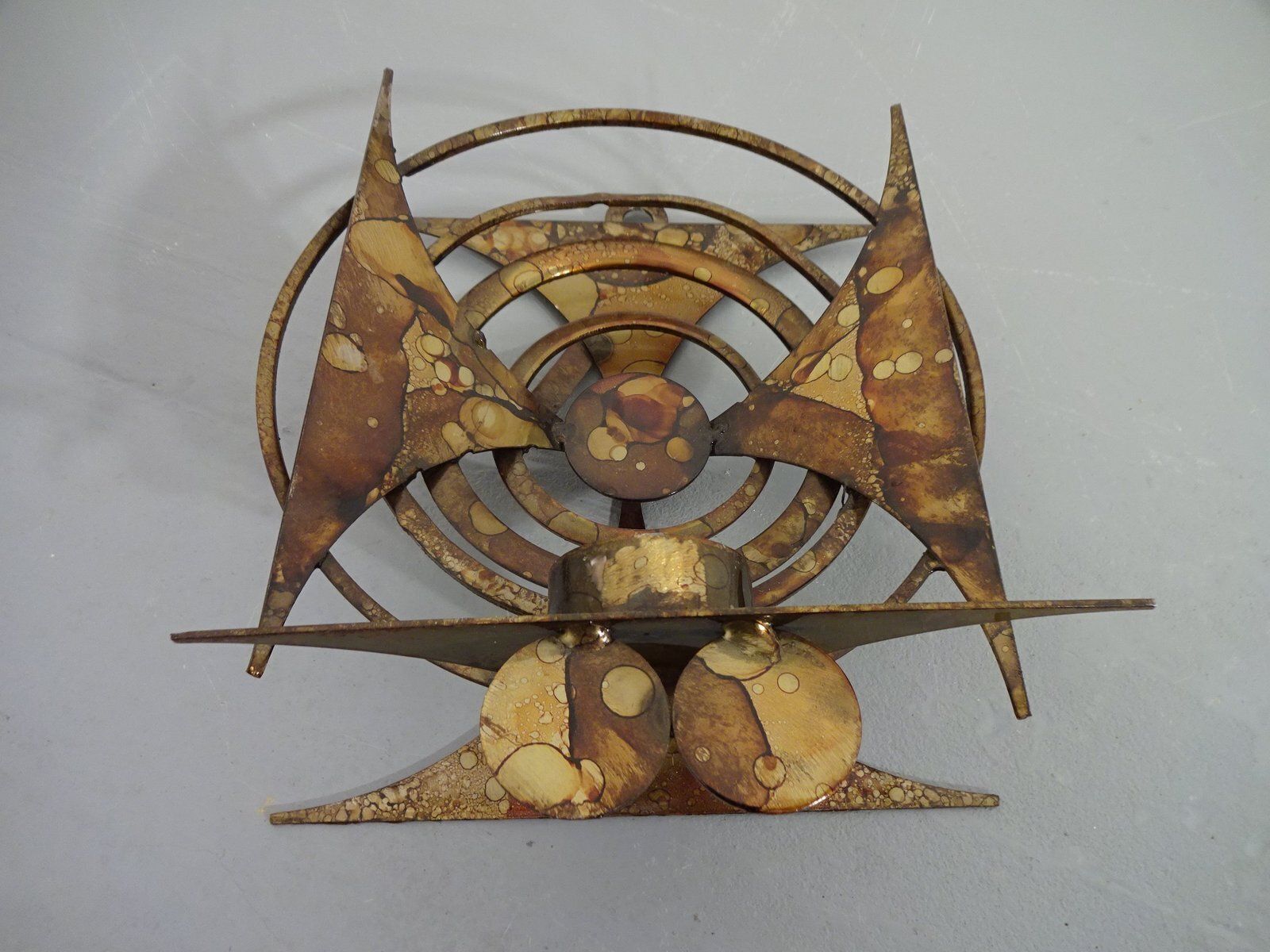 Brutalist Iron Candleholder By Henrik Horst, Denmark, 1960s photo buy