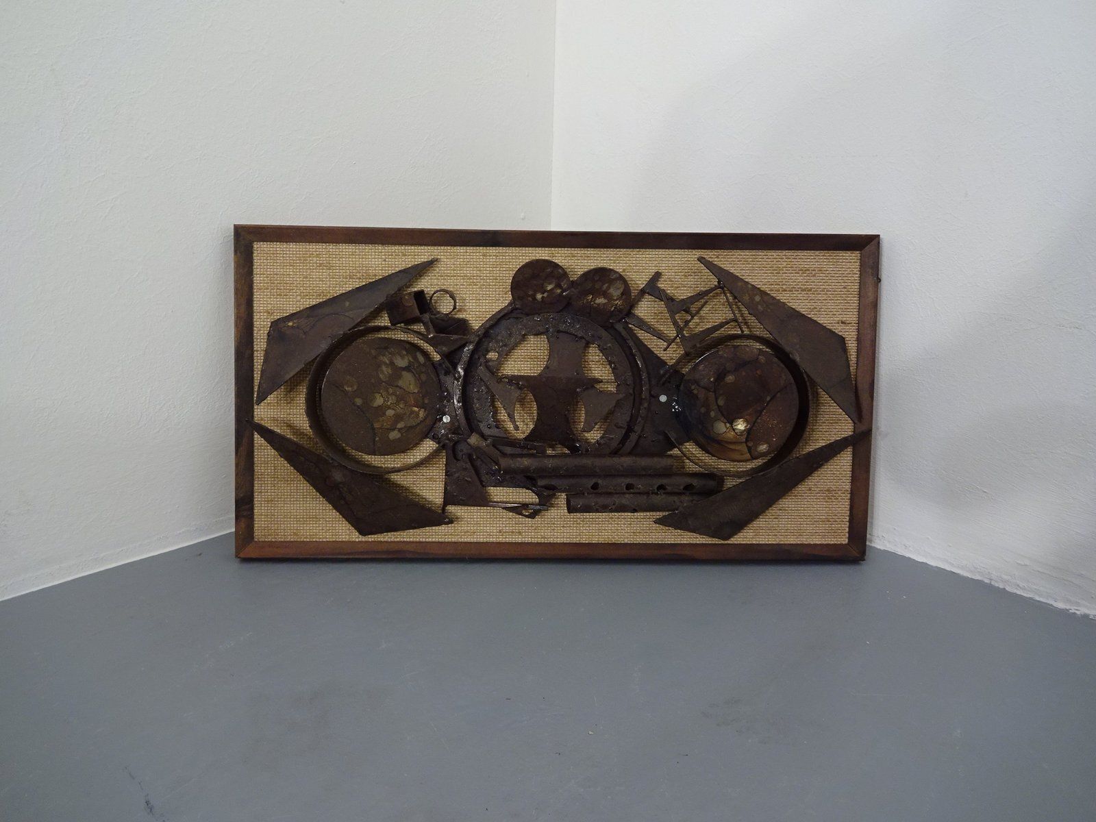Art Brutalist Metal Wall Panels By Henrik Horst, Denmark, 1960s, Set Of 2 photo