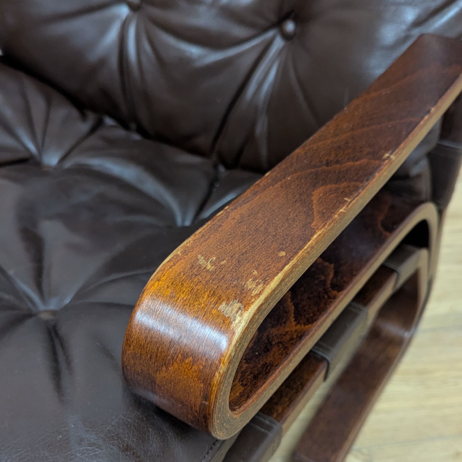 photo for sale Midcentury Norwegian 1970’s Skyline Chair By Hove Mobler