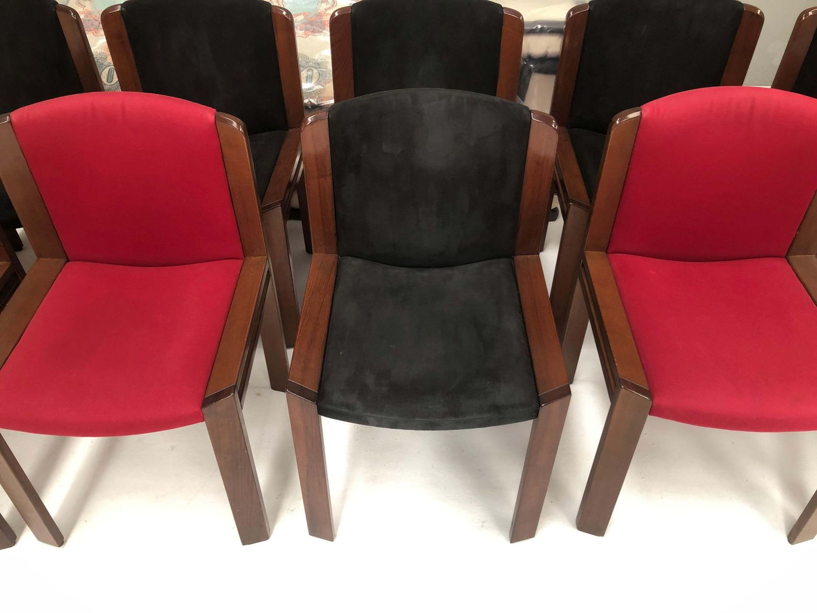 10x Joe Colombo 'Model 300' Dining Chairs For Pozzi, Italy   1965 photo 10444.0